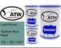 Preview: Land-Rover, Tasman Blue Pearl, 1DL / JIQ / 2447: 500ml Lackdose + 500ml Klarlack + 250ml Härter - Set, von ATW Autoteile West.